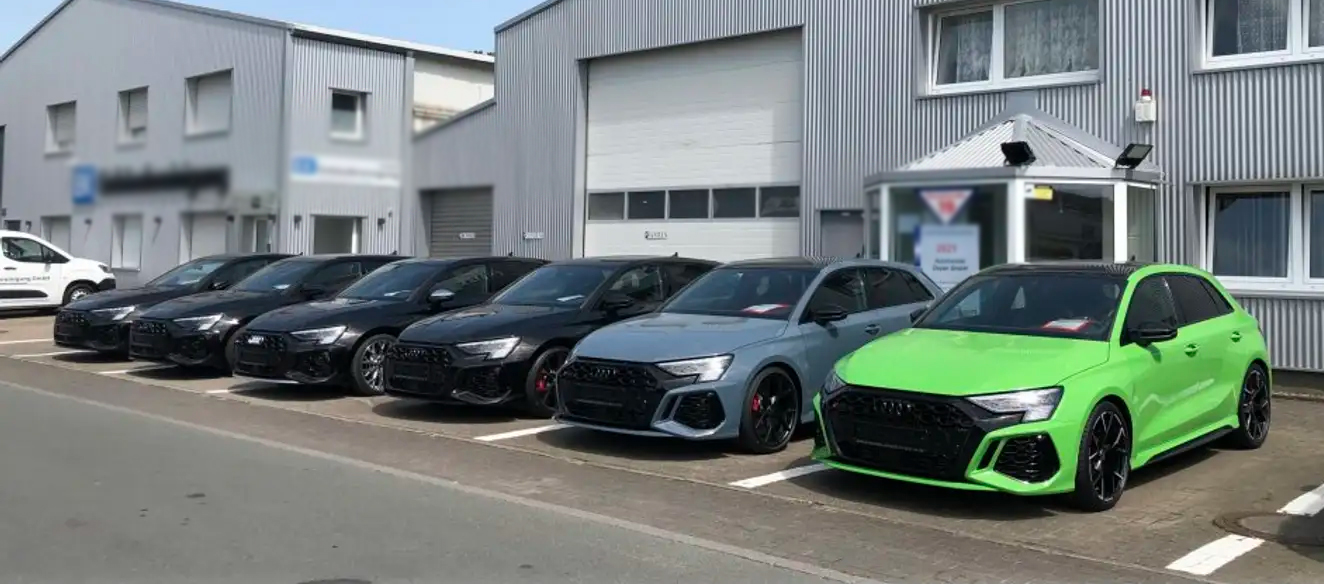 Nouvelle flotte Audi RS3